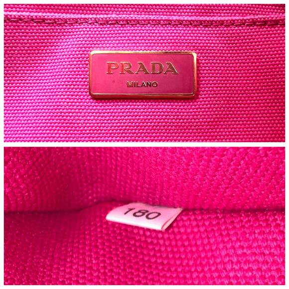 Prada Vintage Canapa Canvas Tote - Picture 6 of 7
